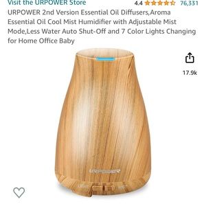 EUC Wood-Look Essential Oil Diffuser